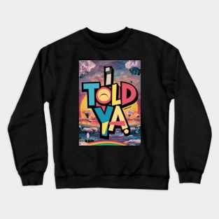 I told ya Crewneck Sweatshirt